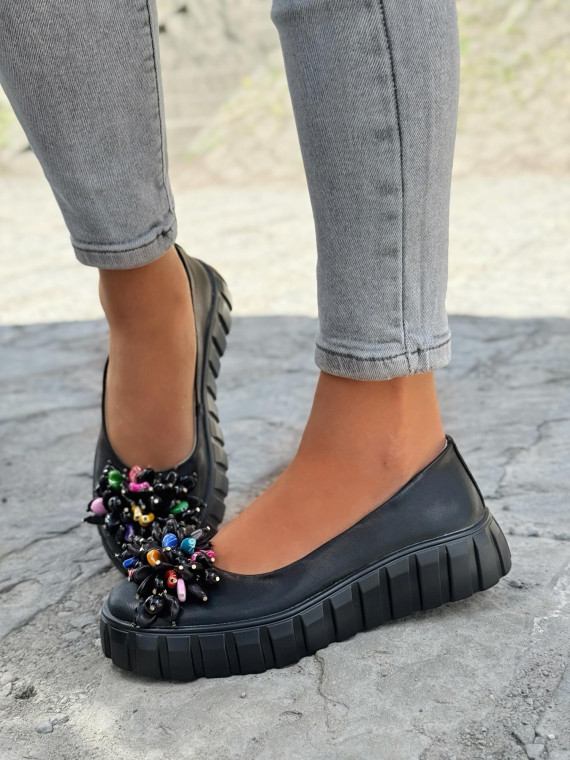 Balerinki ze skóry naturalnej