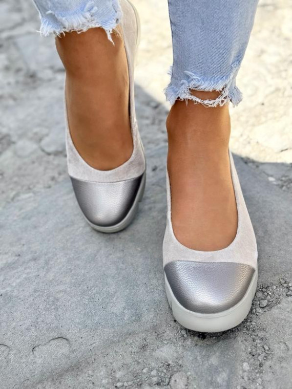 Baleriny ze skóry naturalnej