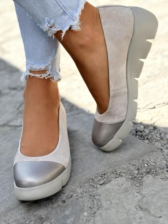 Baleriny ze skóry naturalnej