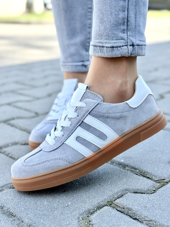 Sneakersy damskie ze skóry naturalnej