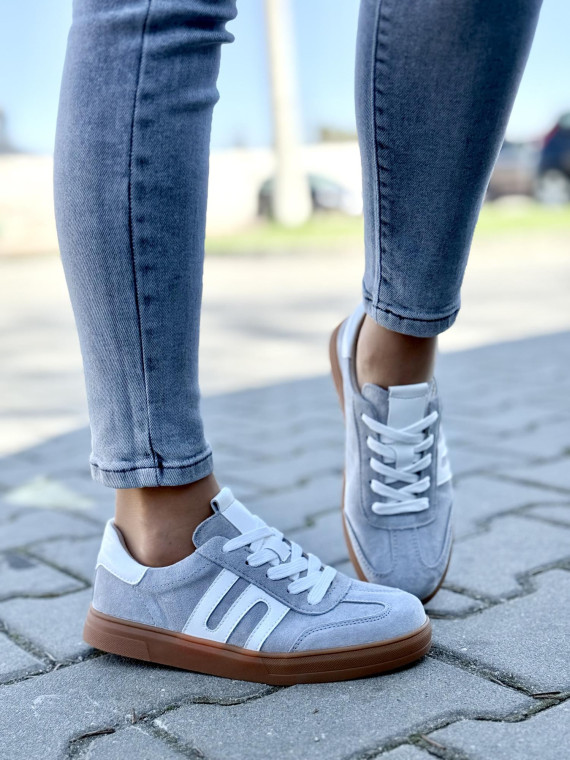 Sneakersy damskie ze skóry naturalnej