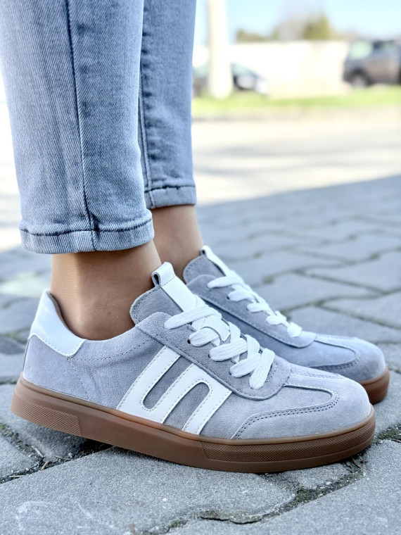 Sneakersy damskie ze skóry naturalnej