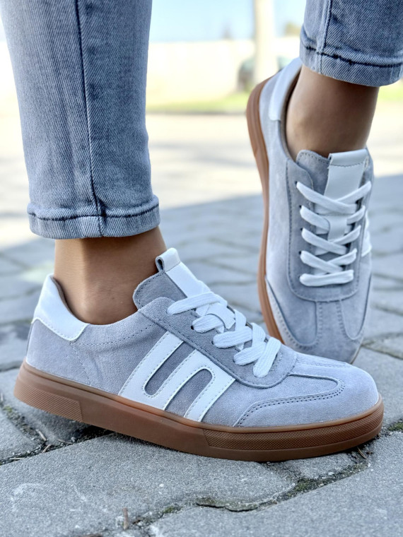 Sneakersy damskie ze skóry naturalnej