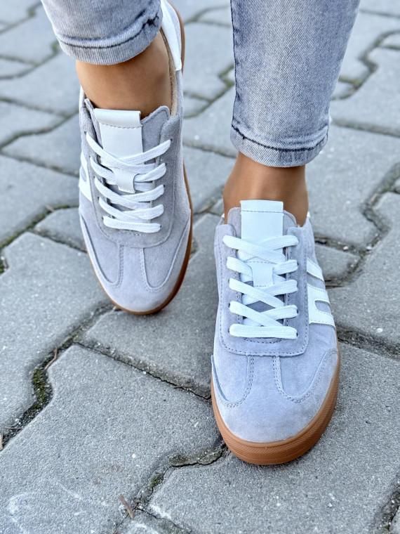 Sneakersy damskie ze skóry naturalnej