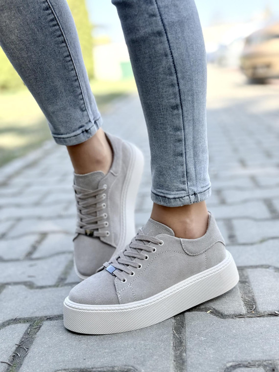 Sneakersy damskie ze skóry naturalnej