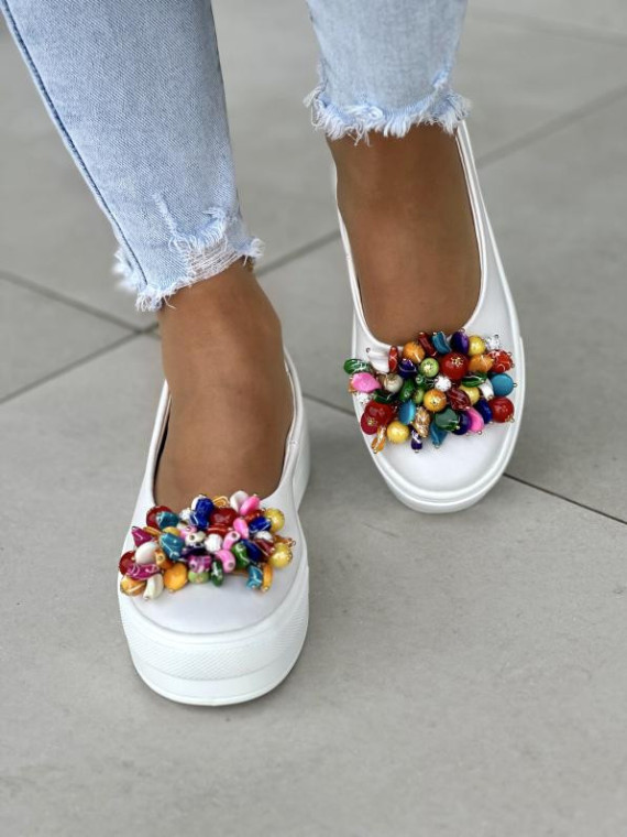 Balerinki ze skóry naturalnej