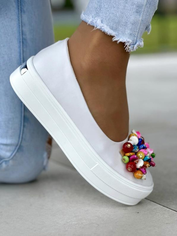 Balerinki ze skóry naturalnej