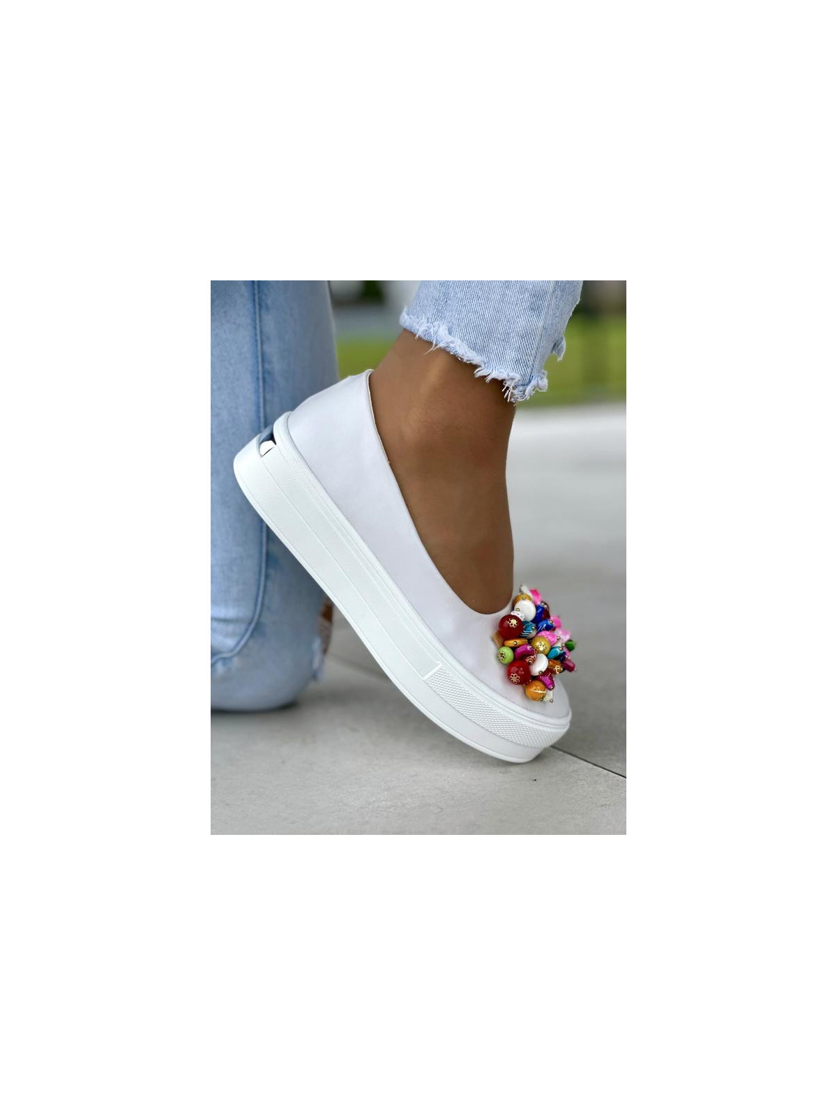 Balerinki ze skóry naturalnej