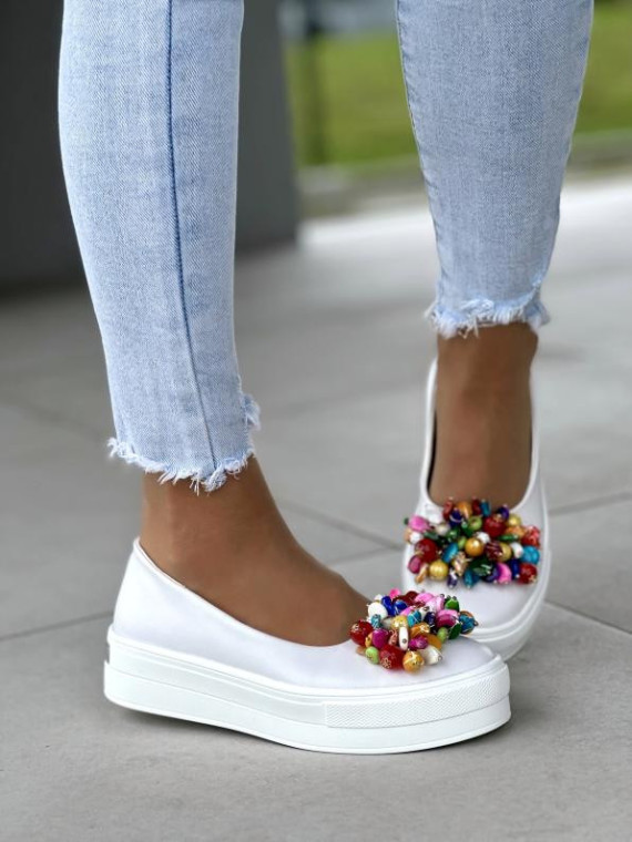 Balerinki ze skóry naturalnej