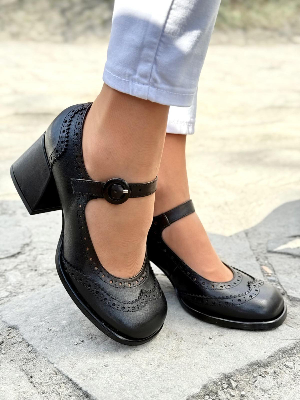 Półbuty damskie OLEKSY ze skóry naturalnej Polskiej produkcji