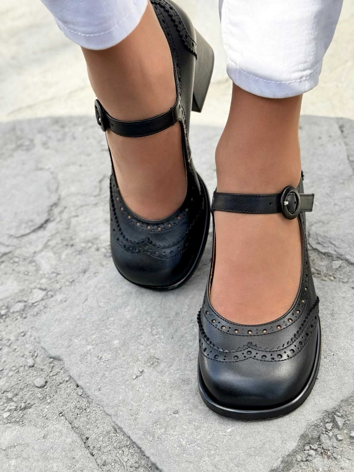 Półbuty damskie OLEKSY ze skóry naturalnej Polskiej produkcji