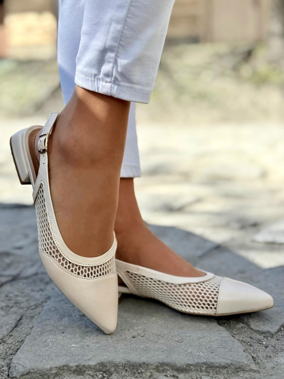 Sandałki damskie OLEKSY ze skóry naturalnej Polskiej produkcji