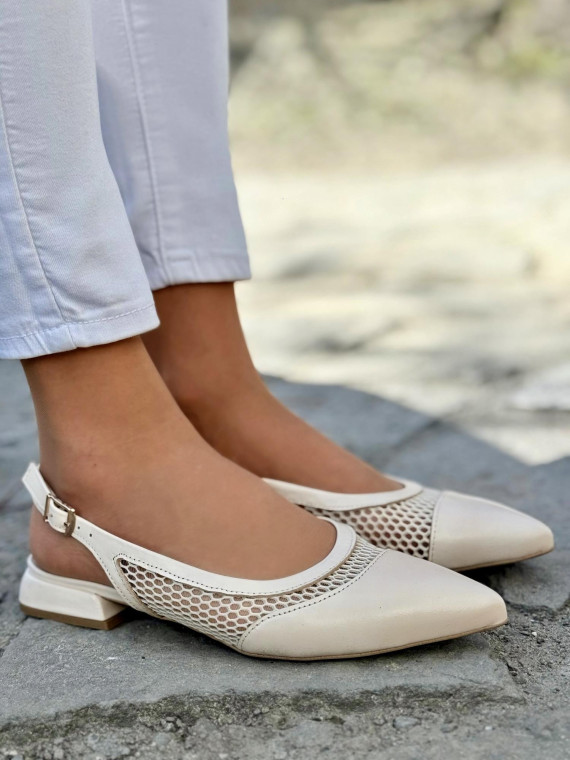 Sandałki damskie OLEKSY ze skóry naturalnej Polskiej produkcji