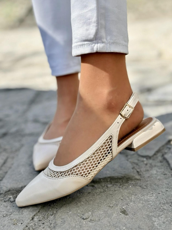 Sandałki damskie OLEKSY ze skóry naturalnej Polskiej produkcji