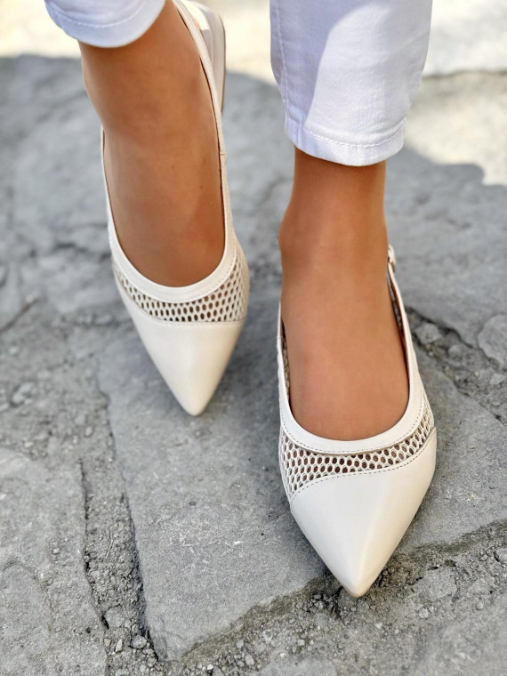 Sandałki damskie OLEKSY ze skóry naturalnej Polskiej produkcji