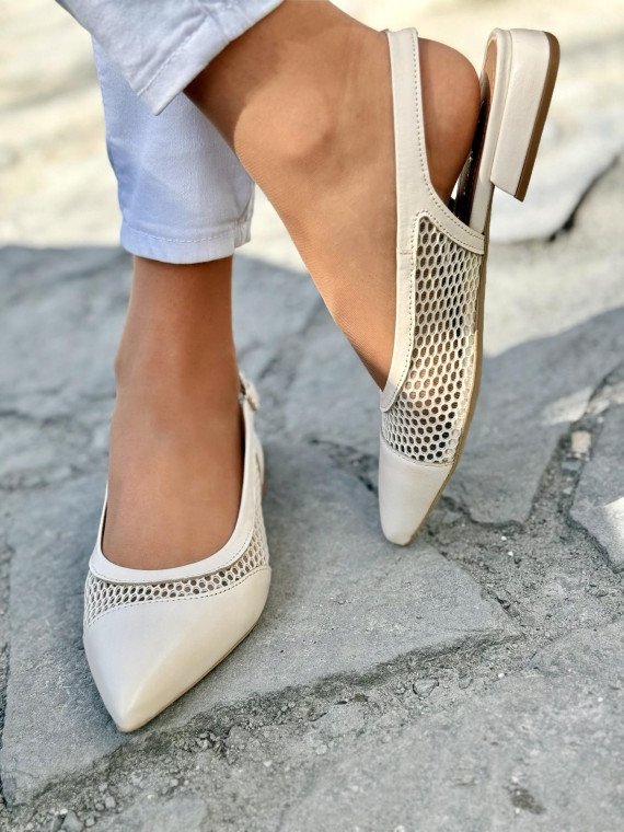 Sandałki damskie OLEKSY ze skóry naturalnej Polskiej produkcji