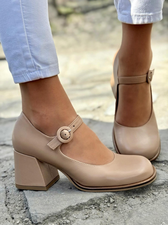 Półbuty damskie OLEKSY ze skóry naturalnej Polskiej produkcji