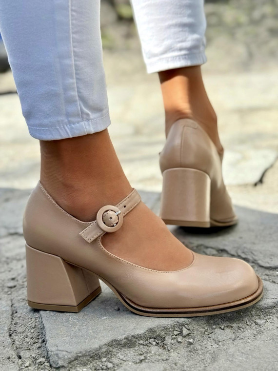 Półbuty damskie OLEKSY ze skóry naturalnej Polskiej produkcji