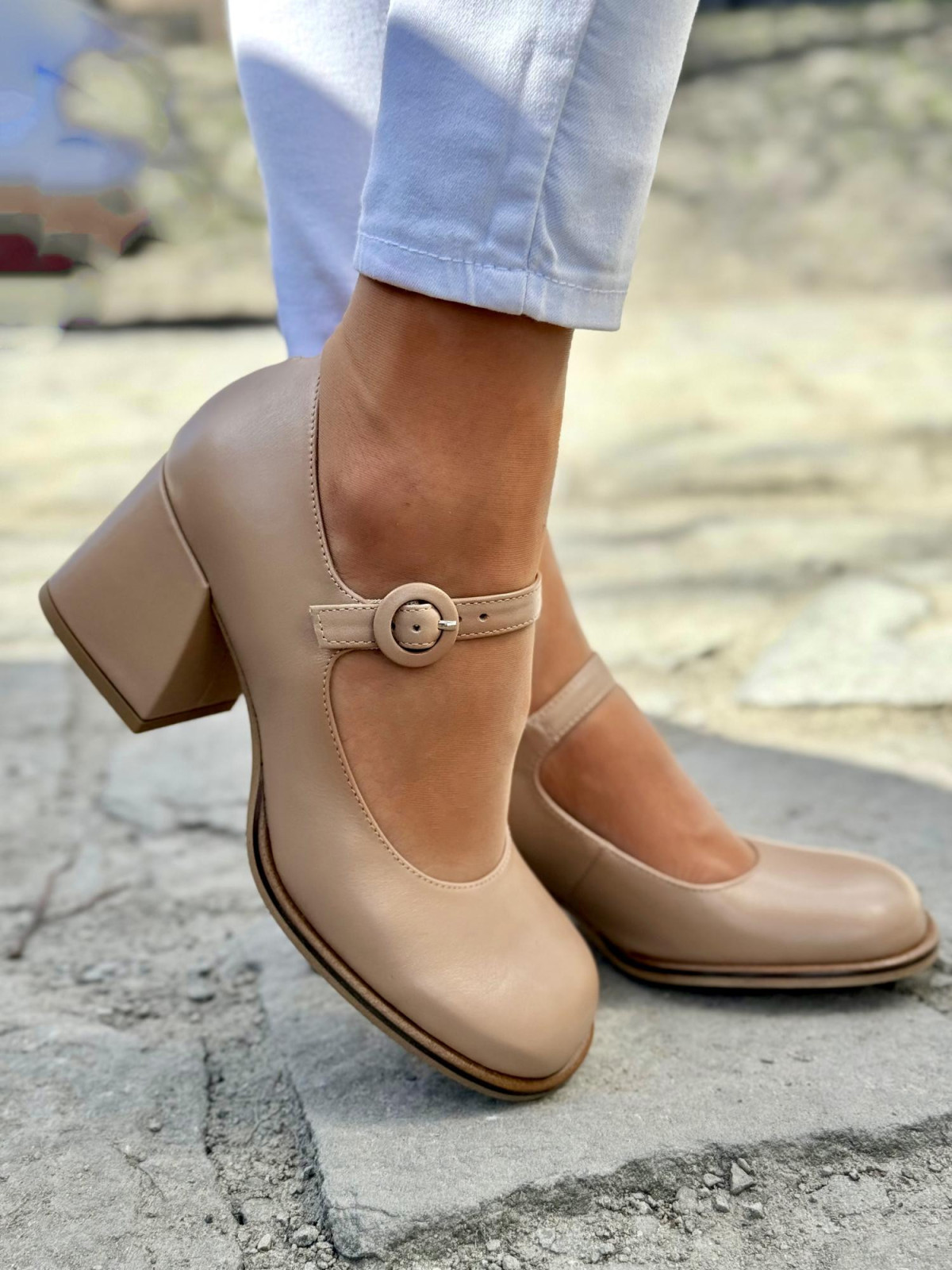 Półbuty damskie OLEKSY ze skóry naturalnej Polskiej produkcji