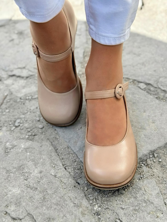 Półbuty damskie OLEKSY ze skóry naturalnej Polskiej produkcji