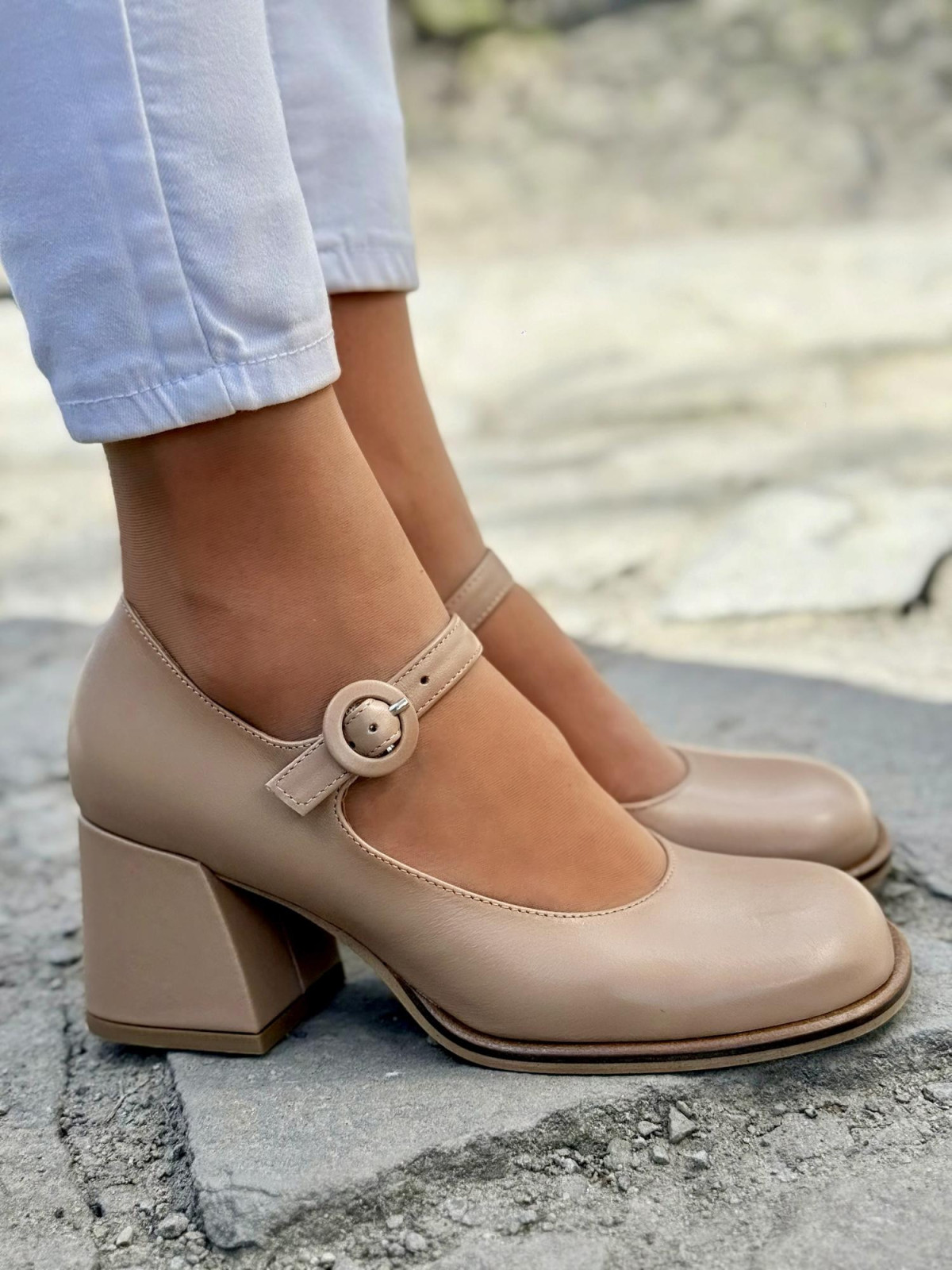 Półbuty damskie OLEKSY ze skóry naturalnej Polskiej produkcji