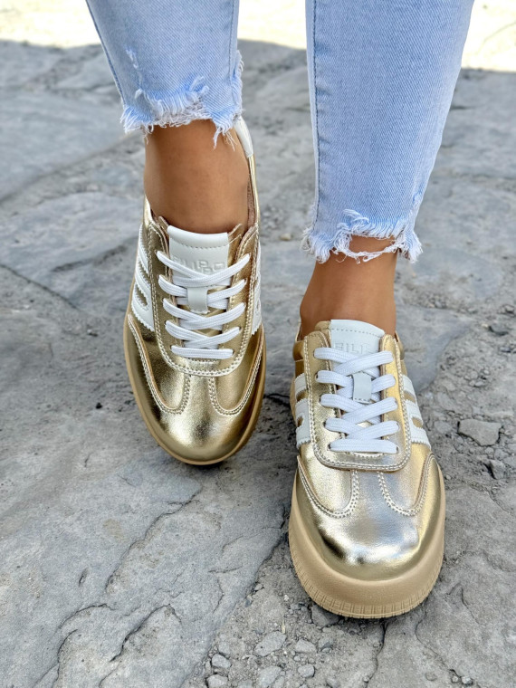 Sneakersy damskie OLEKSY ze skóry naturalnej Polskiej produkcji