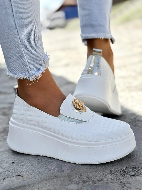 Mokasyny damskie ze skóry naturalnej