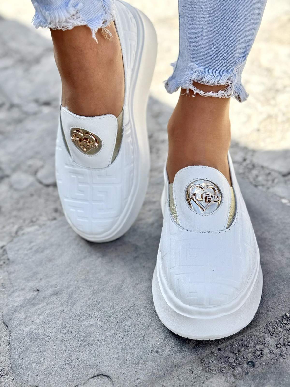 Mokasyny damskie ze skóry naturalnej