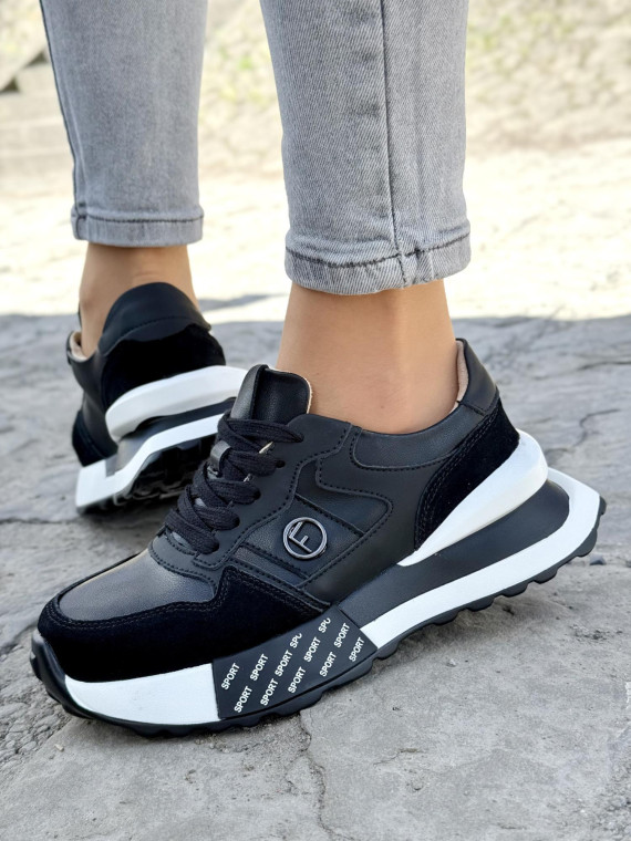 Sneakersy damskie ze skóry naturalnej