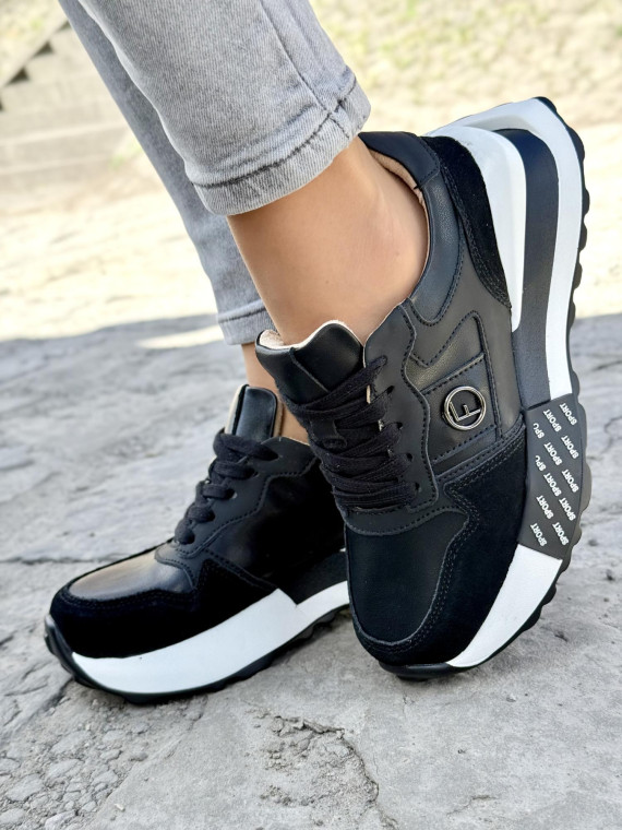 Sneakersy damskie ze skóry naturalnej