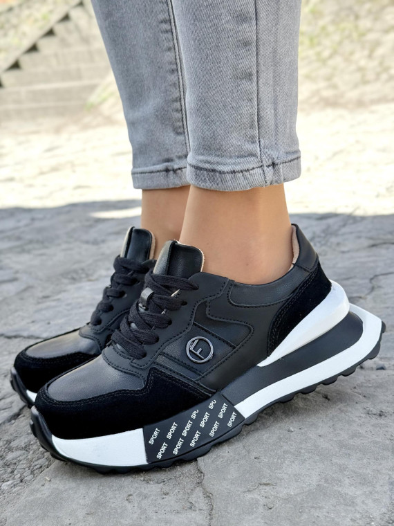 Sneakersy damskie ze skóry naturalnej