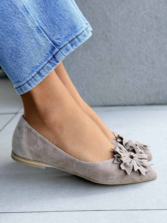 Balerinki ze skóry naturalnej OLEKSY Polskiej produkcji