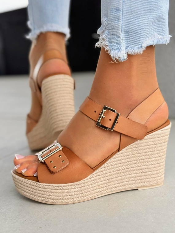 Sandałki damskie OLEKSY ze skóry naturalnej Polskiej produkcji