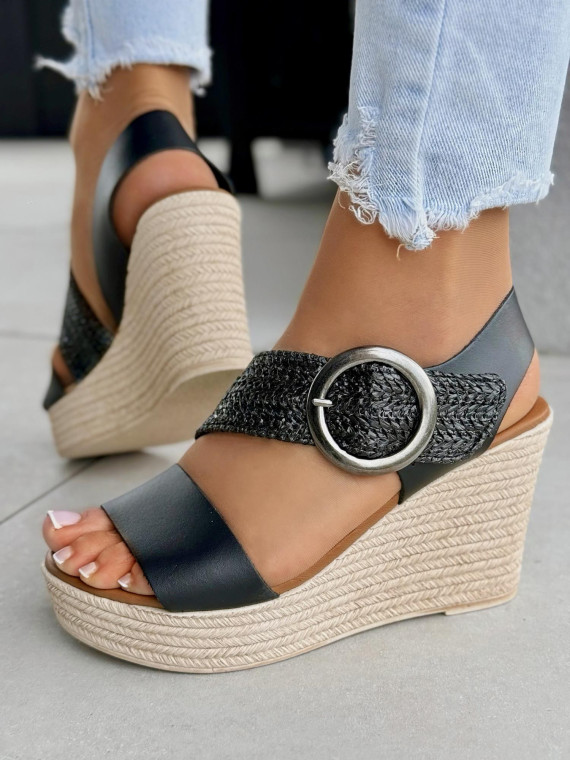 Sandałki damskie OLEKSY ze skóry naturalnej Polskiej produkcji