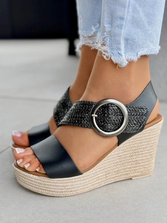 Sandałki damskie OLEKSY ze skóry naturalnej Polskiej produkcji