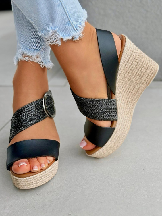 Sandałki damskie OLEKSY ze skóry naturalnej Polskiej produkcji