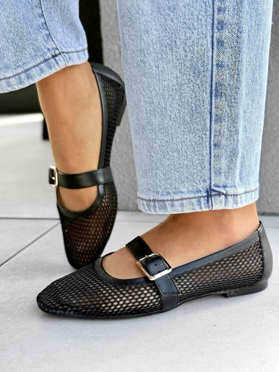 Balerinki ze skóry naturalnej OLEKSY Polskiej produkcji