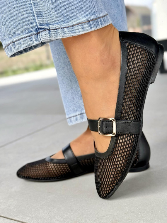 Balerinki ze skóry naturalnej OLEKSY Polskiej produkcji