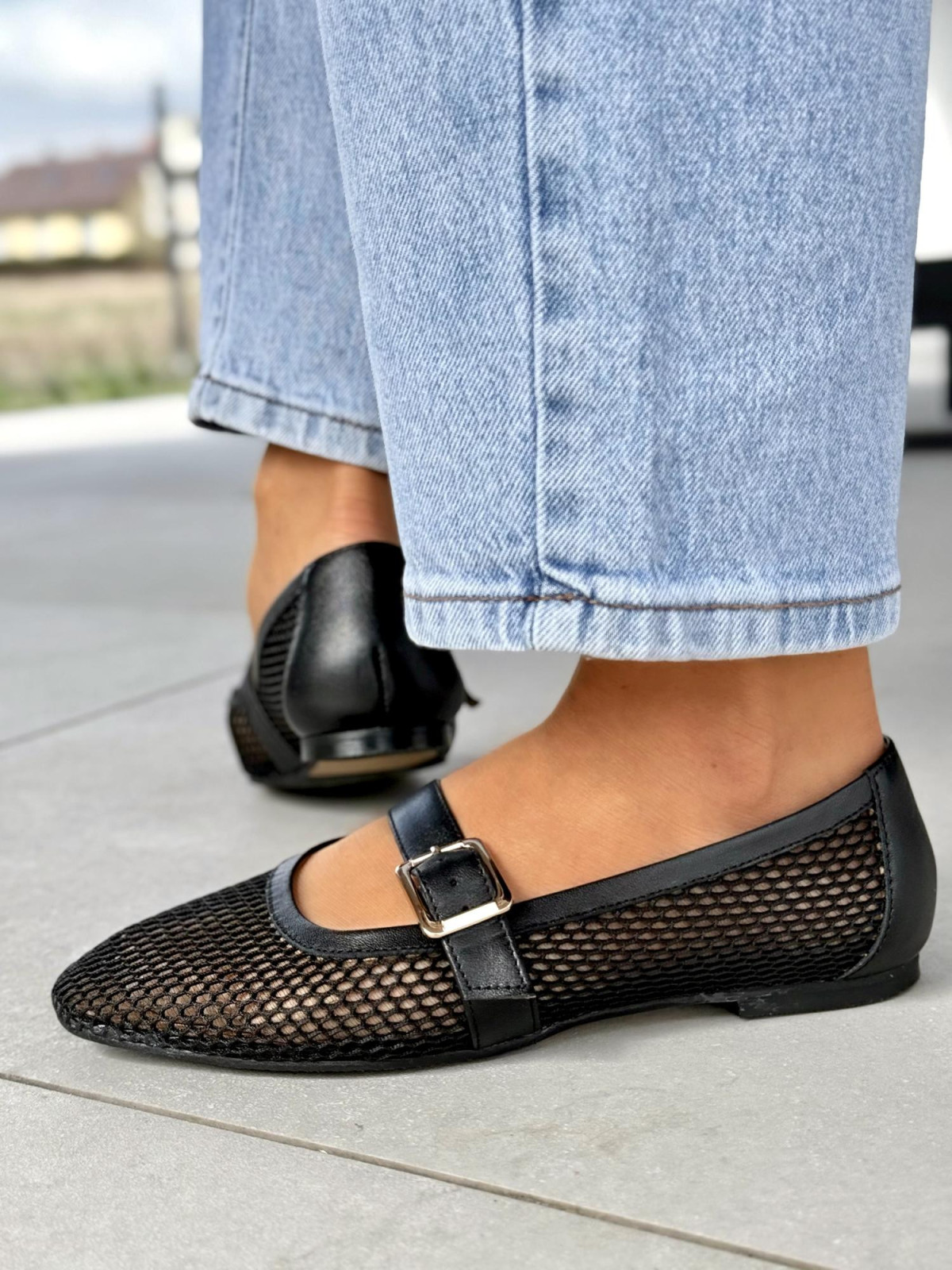 Balerinki ze skóry naturalnej OLEKSY Polskiej produkcji