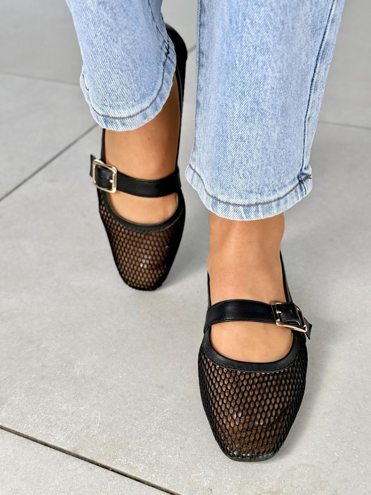 Balerinki ze skóry naturalnej OLEKSY Polskiej produkcji