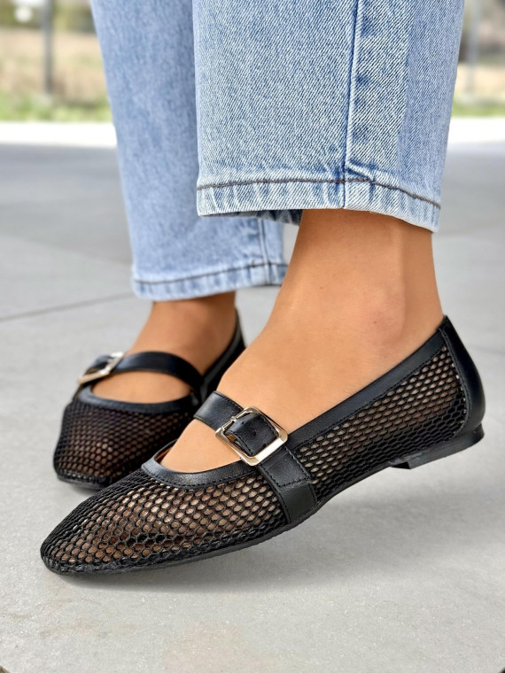 Balerinki ze skóry naturalnej OLEKSY Polskiej produkcji