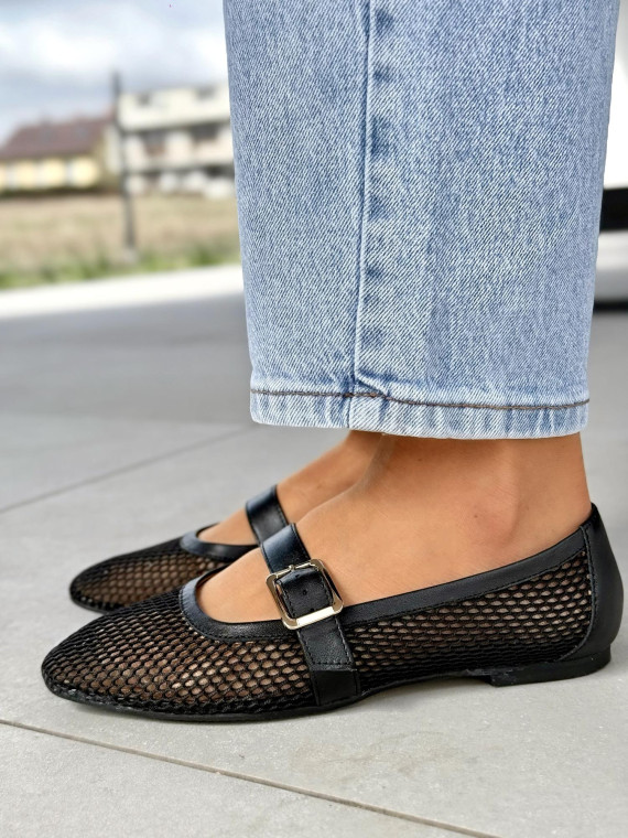 Balerinki ze skóry naturalnej OLEKSY Polskiej produkcji