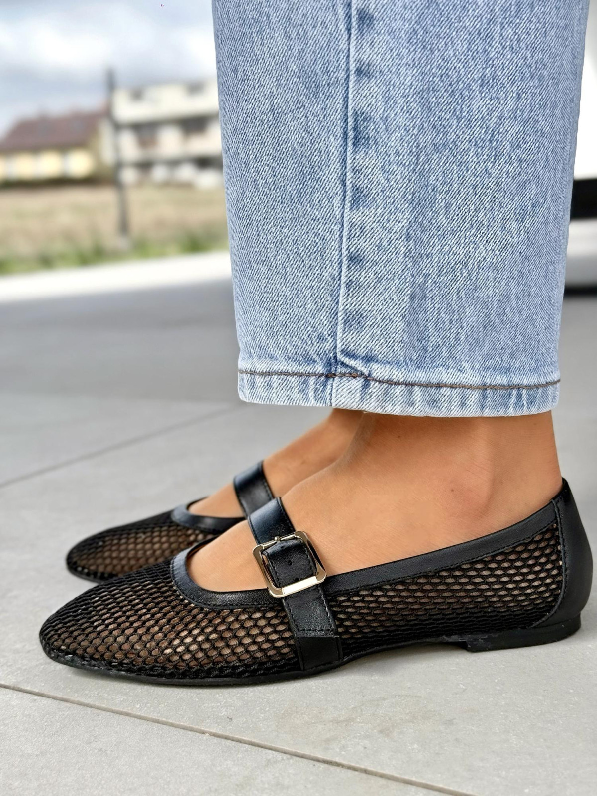 Balerinki ze skóry naturalnej OLEKSY Polskiej produkcji