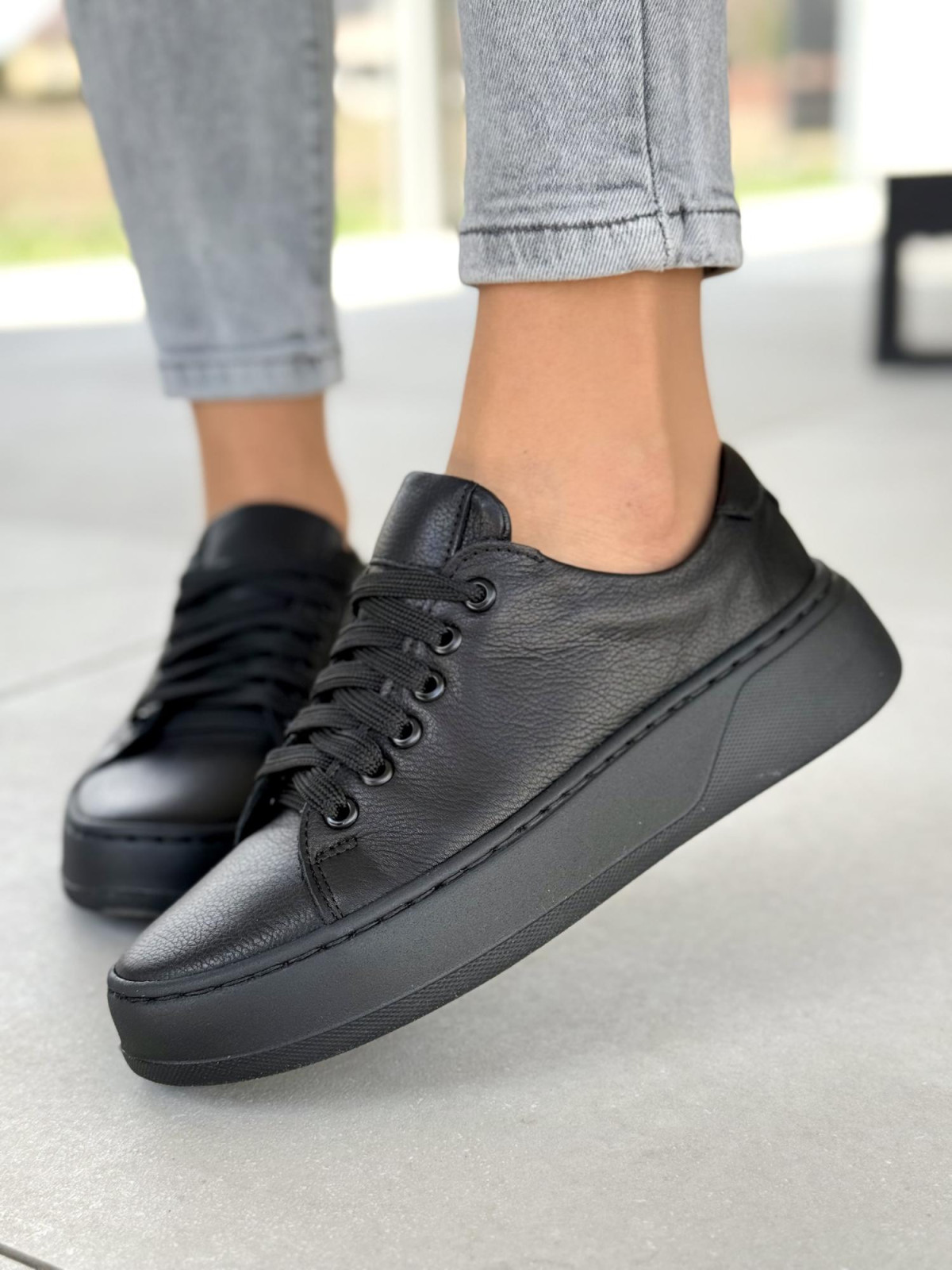 Sneakers ze skóry naturalnej OLEKSY Polskiej produkcji