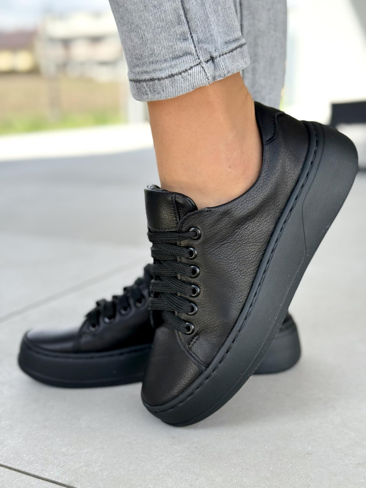 Sneakers ze skóry naturalnej OLEKSY Polskiej produkcji