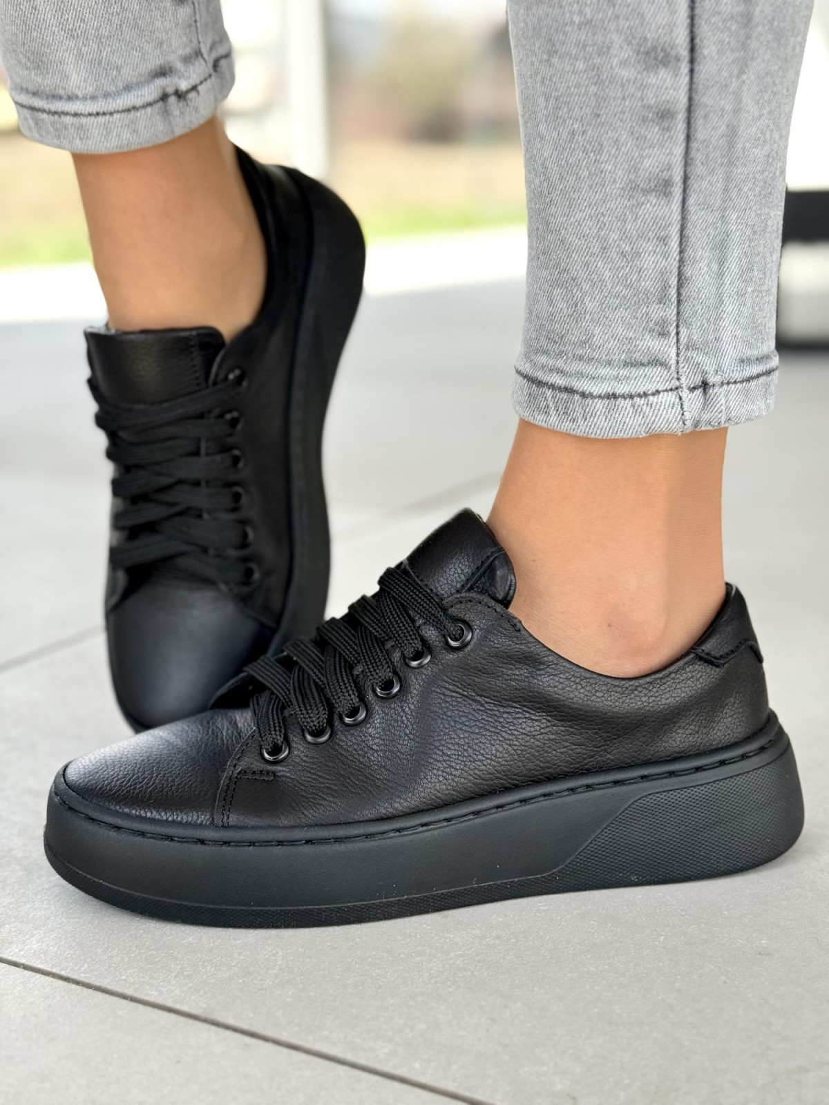 Sneakers ze skóry naturalnej OLEKSY Polskiej produkcji