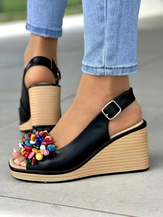 Sandały damskie ze skóry naturalnej