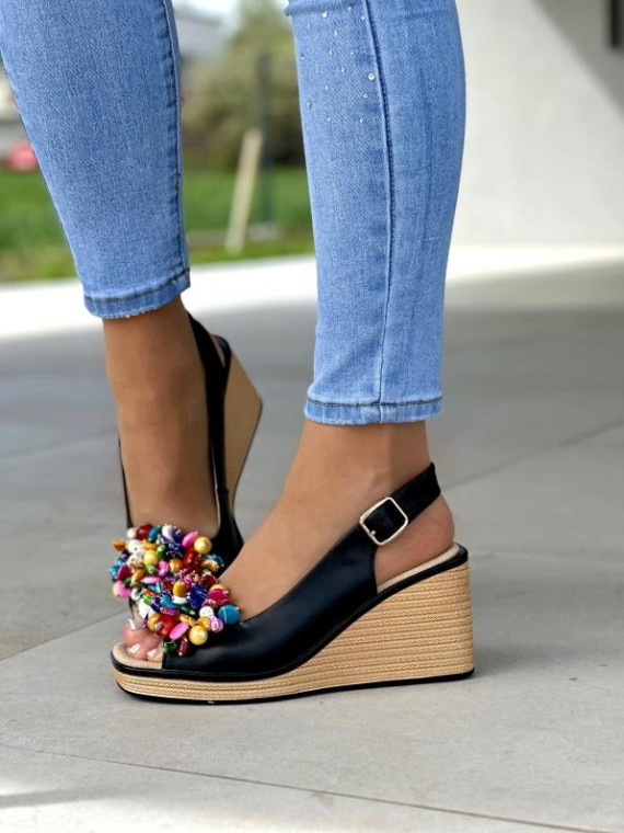 Sandały damskie ze skóry naturalnej