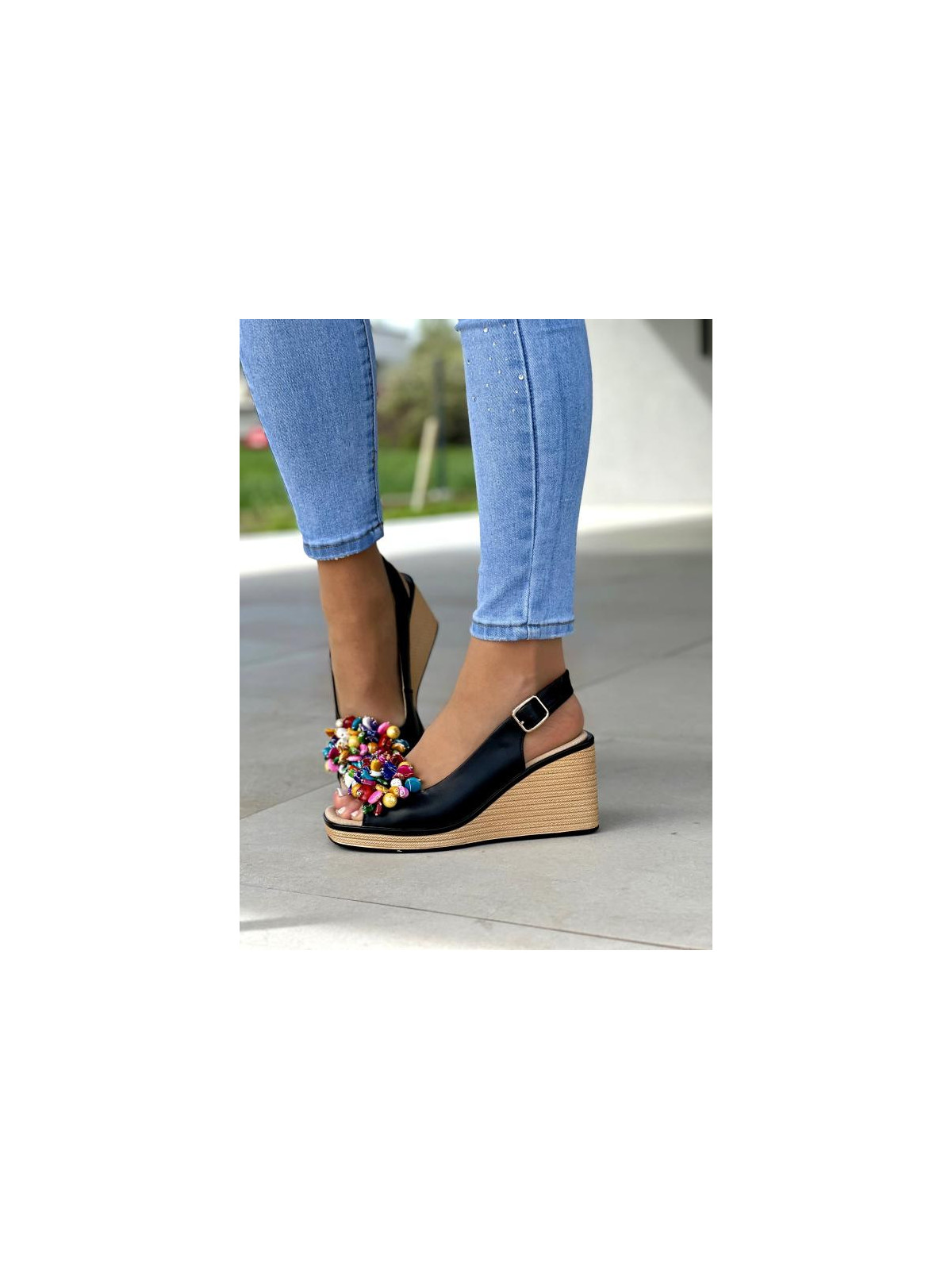 Sandały damskie ze skóry naturalnej