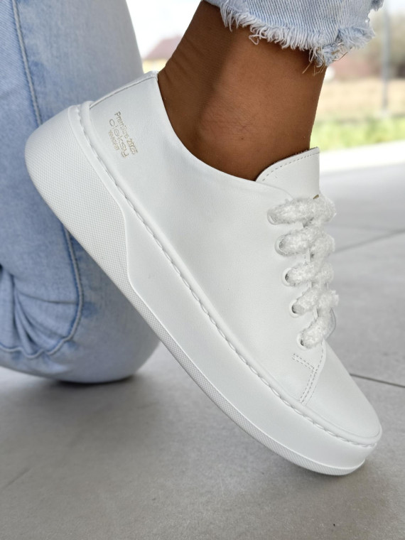 Sneakersy damskie OLEKSY ze skóry naturalnej Polskiej produkcji